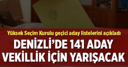 Yüksek Seçim Kurulu Geçici Aday Listelerini Açıkladı