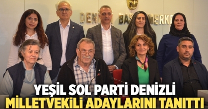 Yeşil Sol Parti Denizli Milletvekili Adaylarını Tanıttı
