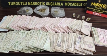 Manisa'da uyuşturucu operasyonunda 2 tutuklama