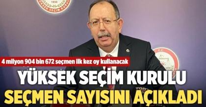 Yüksek Seçim Kurulu Seçmen Sayısını Açıkladı