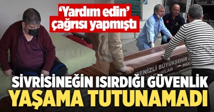 Sivrisineğin ısırdığı güvenlik yaşama tutunamadı 