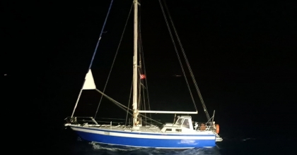 İzmir açıklarında 56 göçmen yakalandı  