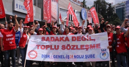 İZENERJİ işçileri iş bıraktı