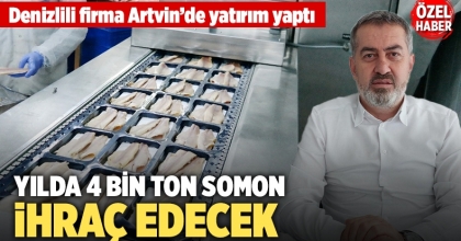 Yılda 4 Bin Ton Somon İhraç Edecek