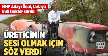 FERİDUN ÜNAL ÜRETİCİNİN SESİ OLMAK İÇİN SÖZ VERDİ