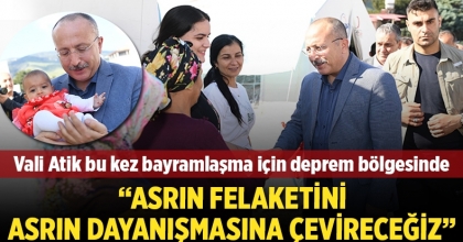 Denizli Valisi Atik Bu Kez Bayramlaşma İçin Deprem Bölgesinde