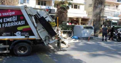 Çöp Konteynerine Dökülen Kül, Ekipleri Harekete Geçirdi