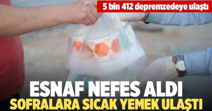 Esnaf Nefes Aldı, Sofralara Sıcak Yemek Ulaştı