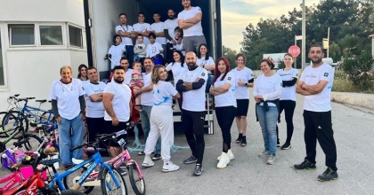 Bodrum’dan Hatay’a uçurtma ve bisiklet gönderildi 