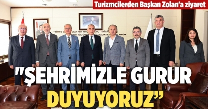 Turizmcilerden Başkan Zolan'a ziyaret