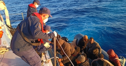 Aydın’da 51 düzensiz göçmen kurtarıldı  