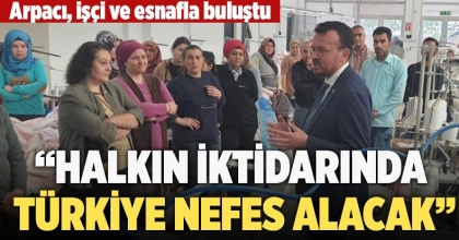 “Halkın İktidarında Türkiye Nefes Alacak”