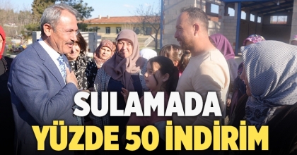 Sulamada Yüzde 50 İndirim