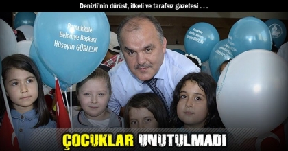 ÇOCUKLAR UNUTULMADI