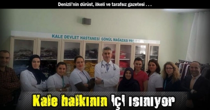 Kale halkının içi ısınıyor