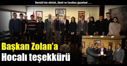 Başkan Zolan’a Hocalı teşekkürü