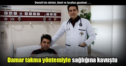 Damar takma yöntemiyle sağlığına kavuştu