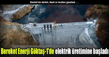 Bereket Enerji Göktaş-1'de elektrik üretimine başladı