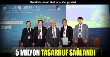5 MİLYON TASARRUF SAĞLANDI