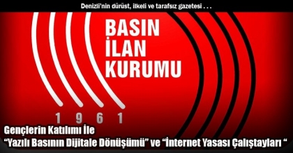 Gençlerin Katılımı İle “Yazılı Basının Dijitale Dönüşümü” ve “İnternet Yasası Çalıştayları “