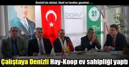 Çalıştaya Denizli Hay-Koop ev sahipliği yaptı