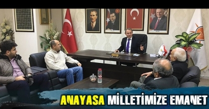 ANAYASA MİLLETİMİZE EMANET