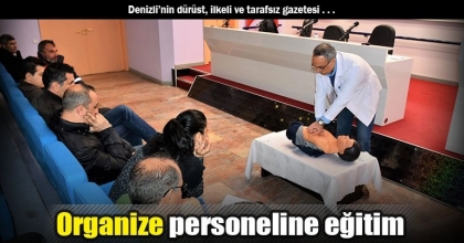 Organize personeline eğitim