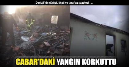 CABAR’DAKİ YANGIN KORKUTTU