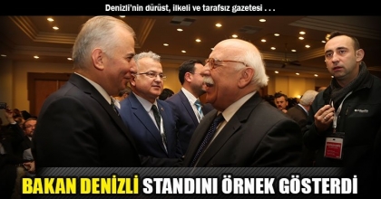 BAKAN DENİZLİ STANDINI ÖRNEK GÖSTERDİ