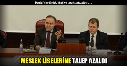 MESLEK LİSELERİNE TALEP AZALDI