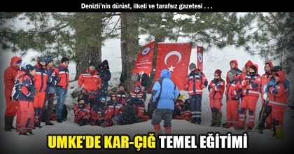 UMKE’DE KAR-ÇIĞ TEMEL EĞİTİMİ