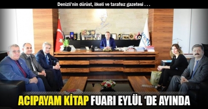 ACIPAYAM KİTAP FUARI EYLÜL ‘DE AYINDA