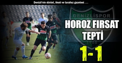 Denizlispor-Adana Demirspor: 1-1