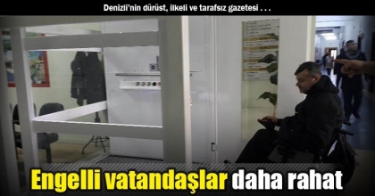 Engelli vatandaşlar daha rahat