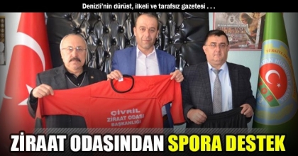 ZİRAAT ODASINDAN SPORA DESTEK