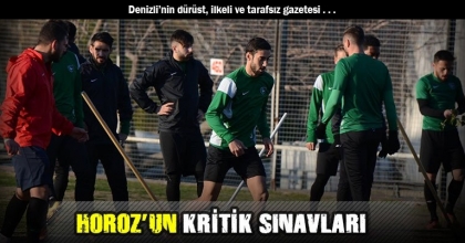 HOROZ’UN KRİTİK SINAVLARI
