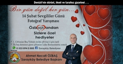 SARAYKÖY’DE SEVGİLİLER GÜNÜ’NE ÖZEL YARIŞMA