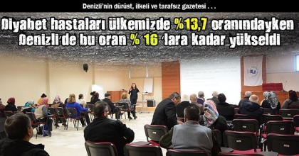 PAÜ’DE DİYABET EĞİTİMLERİ DEVAM EDİYOR