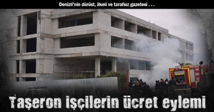 Taşeron işçilerin ücret eylemi