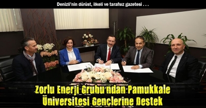 Zorlu Enerji Grubu’ndan Pamukkale Üniversitesi Gençlerine Destek