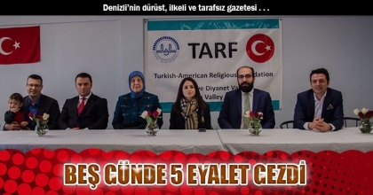 BEŞ GÜNDE 5 EYALET GEZDİ