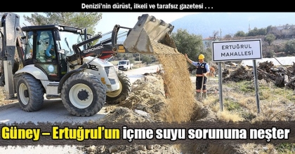 Güney – Ertuğrul’un içme suyu sorununa neşter