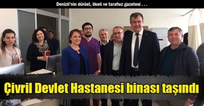 Çivril Devlet Hastanesi binası taşındı