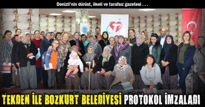 TEKDEN İLE BOZKURT BELEDİYESİ PROTOKOL İMZALADI