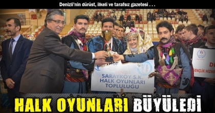 HALK OYUNLARI BÜYÜLEDİ