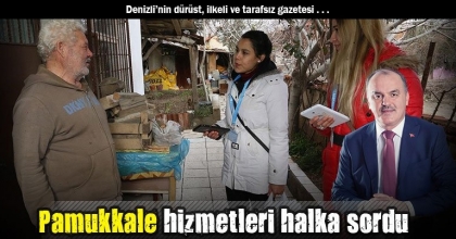 Pamukkale hizmetleri halka sordu