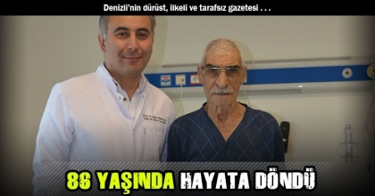 86 YAŞINDA HAYATA DÖNDÜ