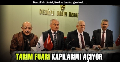 TARIM FUARI KAPILARINI AÇIYOR