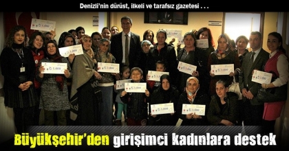 Büyükşehir'den girişimci kadınlara destek