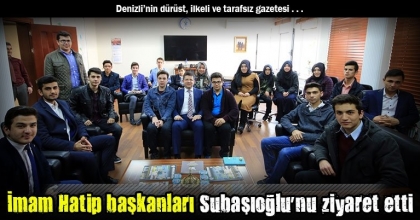 İmam Hatip başkanları Subaşıoğlu’nu ziyaret etti